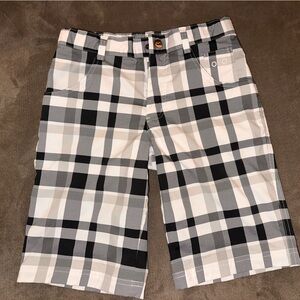 Nike Dri Fit Golf Shorts (navy plaid)